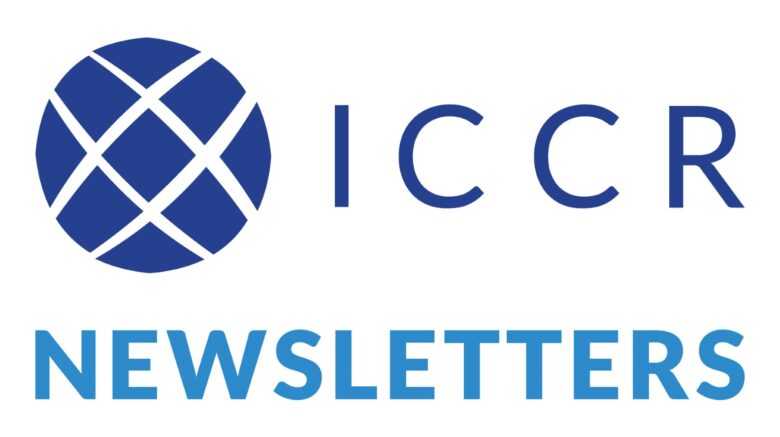 ICCR Newsletters Header
